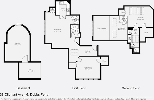 38 Oliphant Ave Unit 6, Dobbs Ferry, NY 10522 - home floor plan