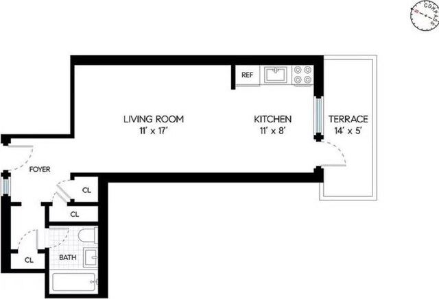 35-11 85th St Unit 6A, Jackson Heights, NY 11756 - room layout