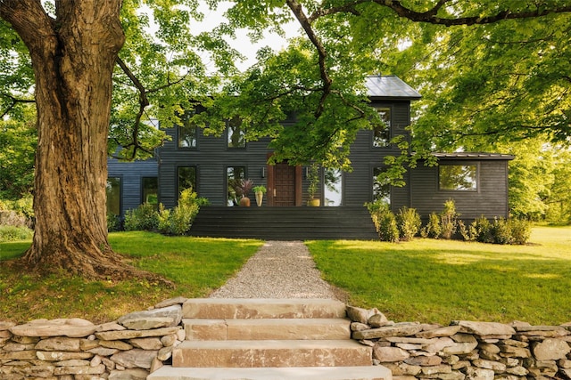 101 Holmes Rd, Newburgh, NY 12550 - view of front of home with a front lawn