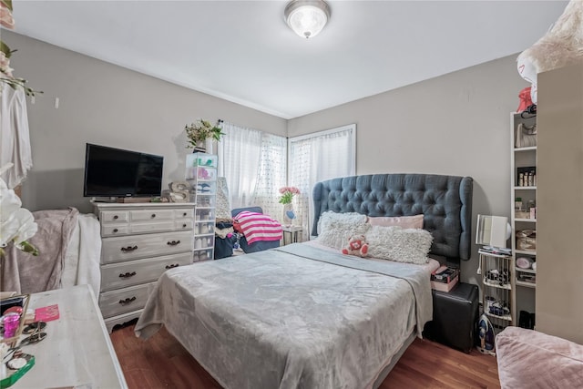 654 Long Island Ave, Deer Park, NY 11729 - bedroom with dark wood finished floors