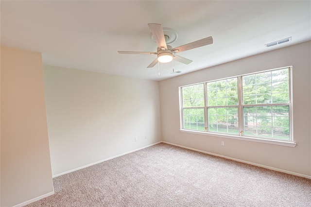 53 Mystic Cir, Bay Shore, NY 11706 - carpeted empty room with ceiling fan and baseboards