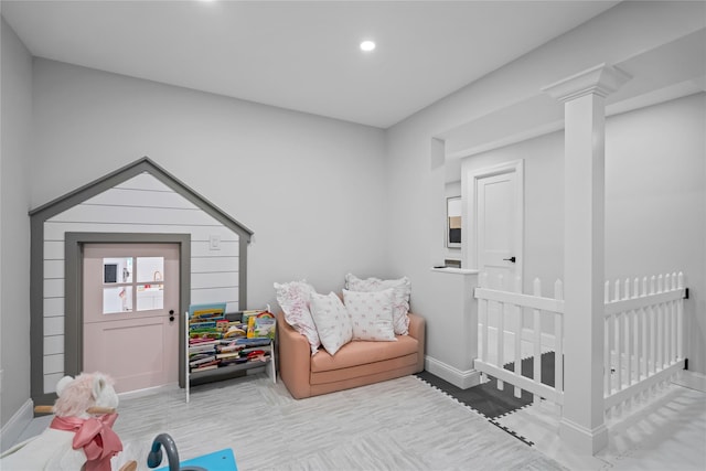 178 High Farms Rd, Old Brookville, NY 11545 - rec room with baseboards and recessed lighting