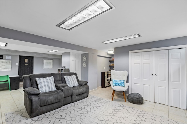 10 Mcbride Ave, White Plains, NY 10603 - living room with light tile patterned flooring