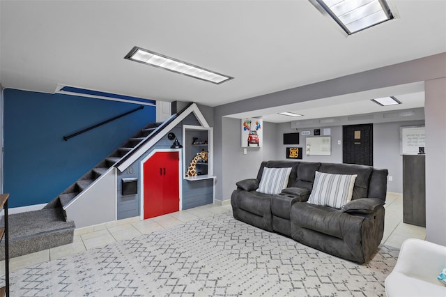 10 Mcbride Ave, White Plains, NY 10603 - cinema with tile patterned flooring and baseboards