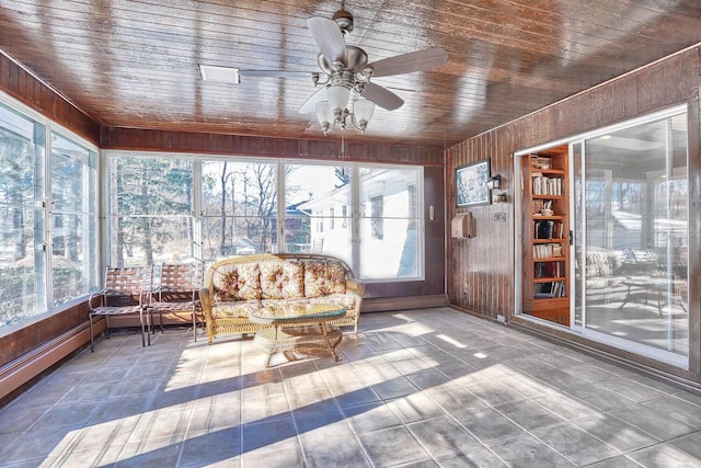 10 Glenbrook Rd, Monsey, NY 10952 - sunroom / solarium with ceiling fan and plenty of natural light