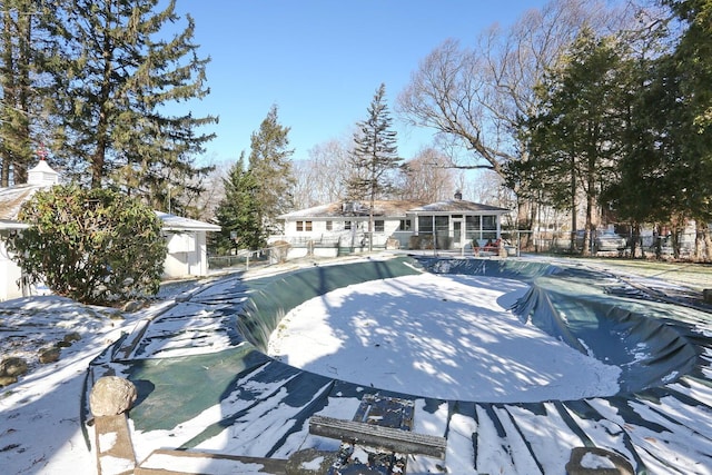 10 Glenbrook Rd, Monsey, NY 10952 - view of pool featuring an outbuilding and a patio area