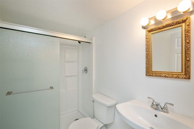 6 Willow Dr, Massapequa Park, NY 11762 - full bath with a sink, a stall shower, and toilet