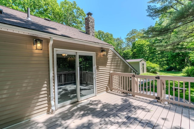 6 Knolls Rd, Poughkeepsie, NY 12601 - view of wooden terrace
