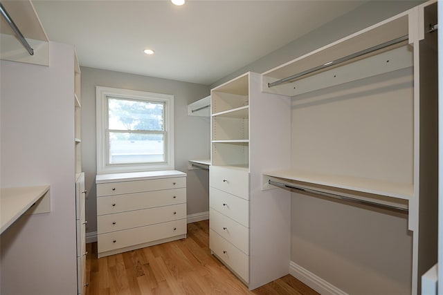 482 S 5th St, Lindenhurst, NY 11757 - walk in closet with light wood-style floors