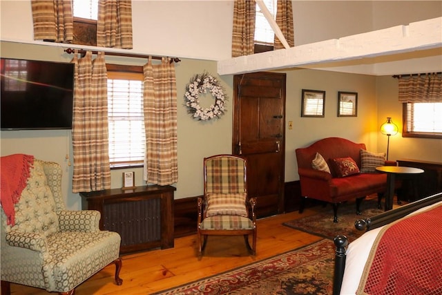 763 Old State Route 22, Dover Plains, NY 12522 - bedroom with a towering ceiling and wood finished floors