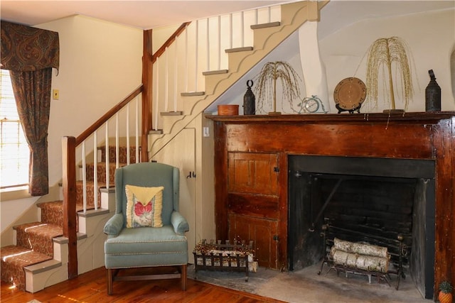 763 Old State Route 22, Dover Plains, NY 12522 - sitting room with plenty of natural light, wood finished floors, and stairs