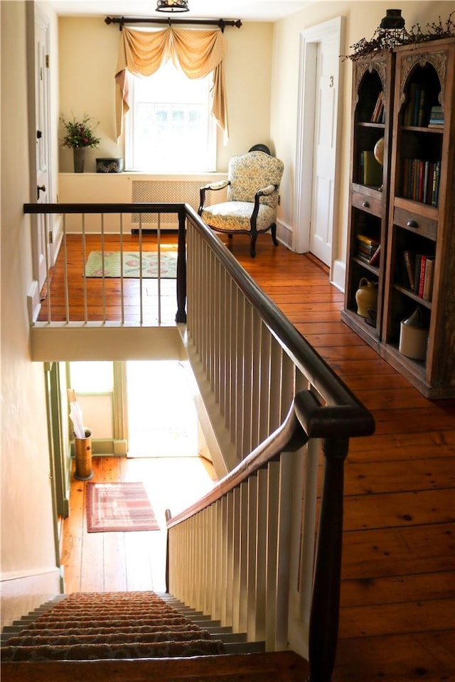 763 Old State Route 22, Dover Plains, NY 12522 - staircase featuring hardwood / wood-style floors and baseboards