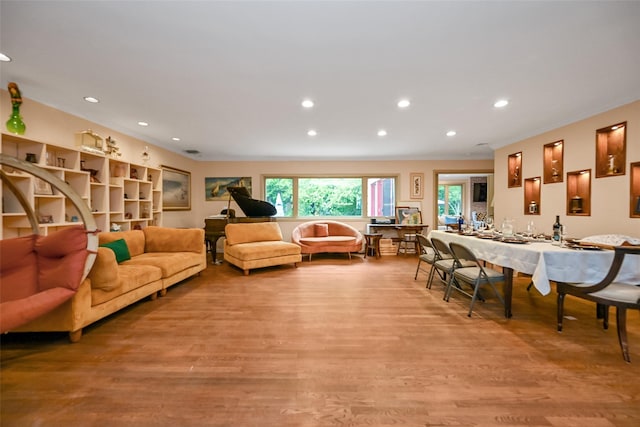 1608 Union Ave Unit 1608, Hewlett, NY 11557 - living area with light wood finished floors and recessed lighting