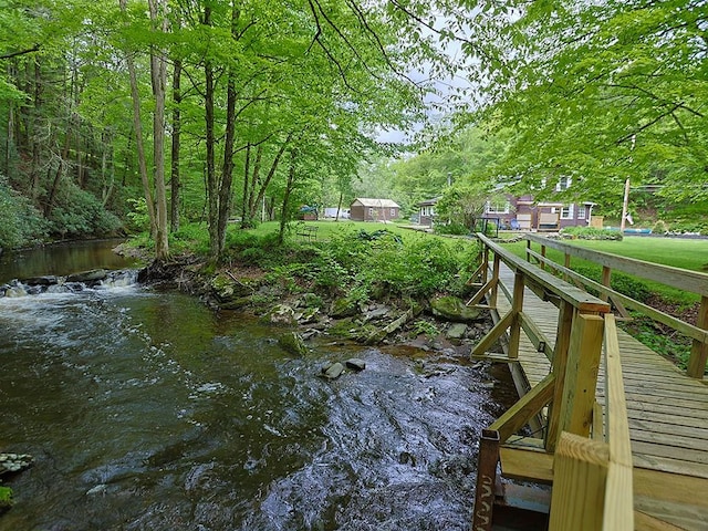 120 Spring Glen Rd, Mountain Dale, NY 12763 - dock with a view of trees