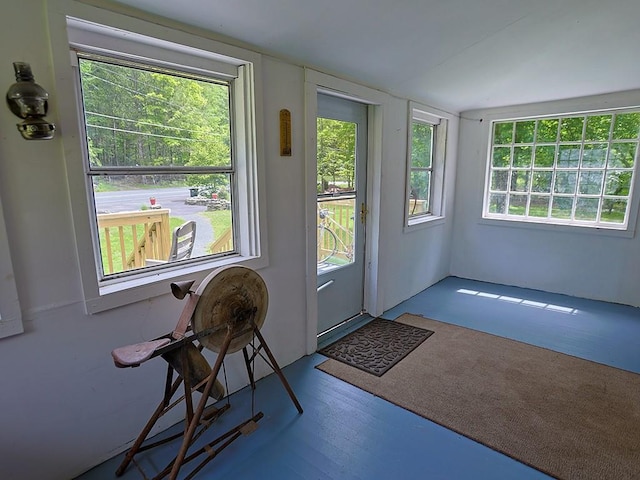 120 Spring Glen Rd, Mountain Dale, NY 12763 - doorway to outside with plenty of natural light and wood finished floors
