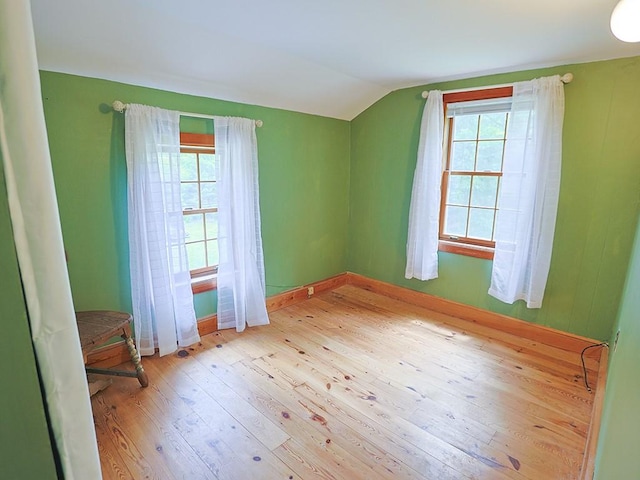 120 Spring Glen Rd, Mountain Dale, NY 12763 - empty room with lofted ceiling and hardwood / wood-style floors