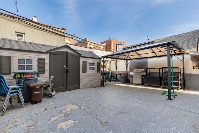 2722 Barnes Ave, Bronx, NY 10467 - view of patio / terrace with a gazebo and area for grilling