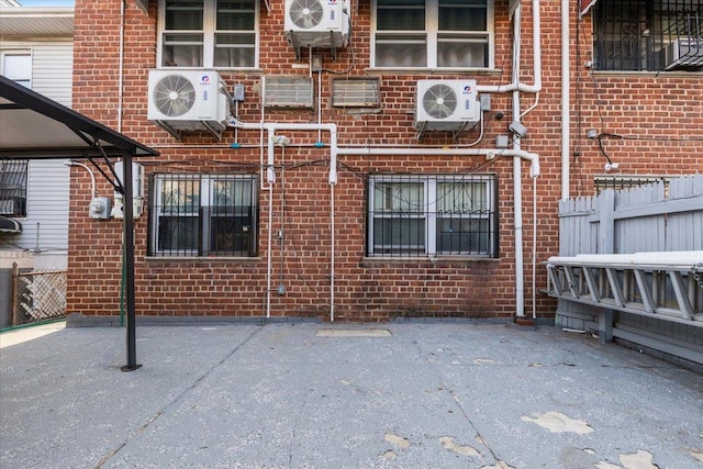2722 Barnes Ave, Bronx, NY 10467 - exterior space featuring brick siding and ac unit