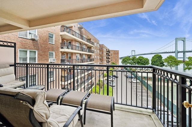 162-41 Powells Cove Blvd Unit 4G, Beechhurst, NY 11357 - balcony featuring a water view and cooling unit