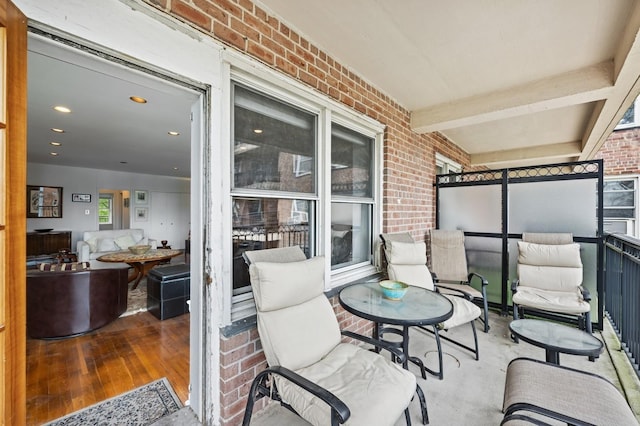 162-41 Powells Cove Blvd Unit 4G, Beechhurst, NY 11357 - view of patio / terrace with a balcony