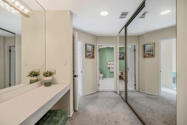 19 Hampshire Ct, Holbrook, NY 11741 - bathroom with toilet, baseboards, and carpet flooring
