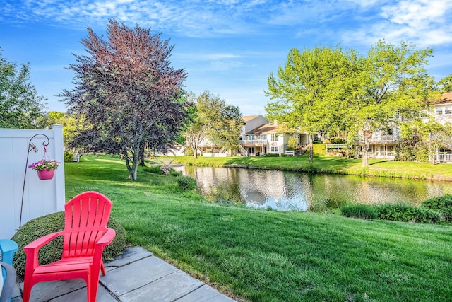 19 Hampshire Ct, Holbrook, NY 11741 - view of green lawn featuring a water view