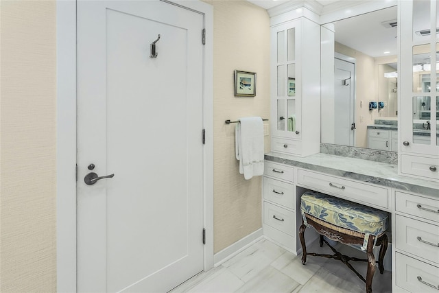433 Main St Unit 203, Port Washington, NY 11050 - bathroom with vanity and baseboards