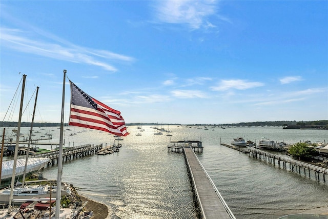433 Main St Unit 203, Port Washington, NY 11050 - dock with a water view