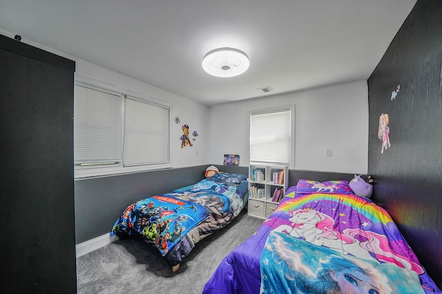 bedroom with carpet flooring