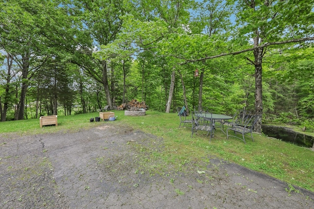 275 Otterkill Rd, Cornwall, NY 12553 - view of yard with a forest view