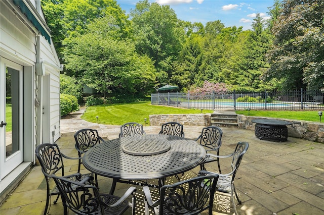 50 Kerry Ln, Chappaqua, NY 10514 - view of patio featuring outdoor dining area