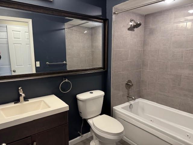 350 N Water St Unit 1-7, Newburgh, NY 12550 - full bath featuring toilet, bathtub / shower combination, and vanity