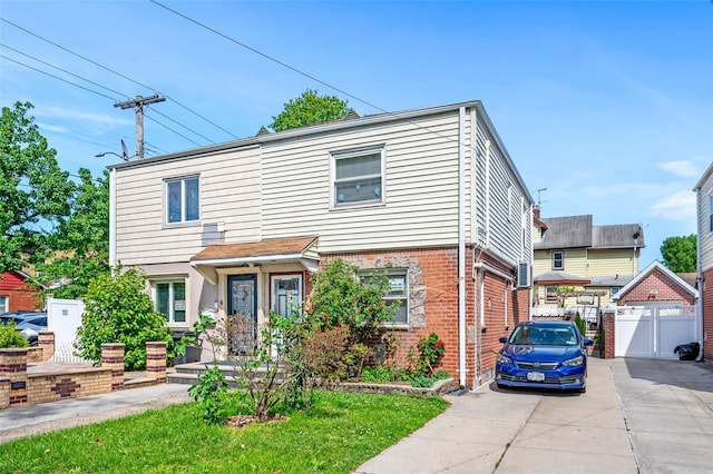 20-29 150th St, Whitestone, NY 11357 - multi unit property with brick siding, driveway, and a garage