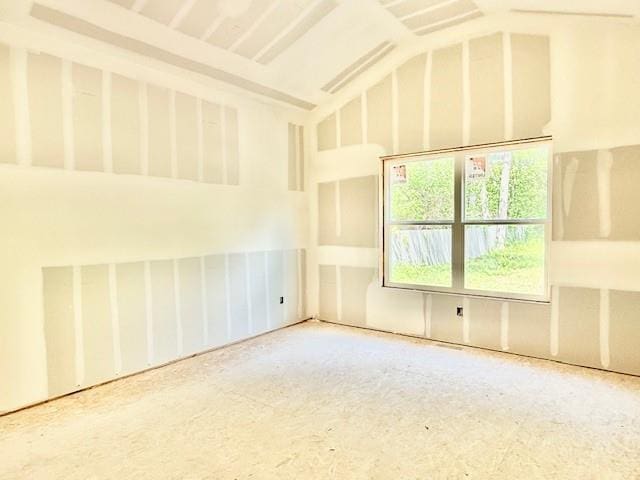 114 W End Dr, Shirley, NY 11967 - spare room with high vaulted ceiling