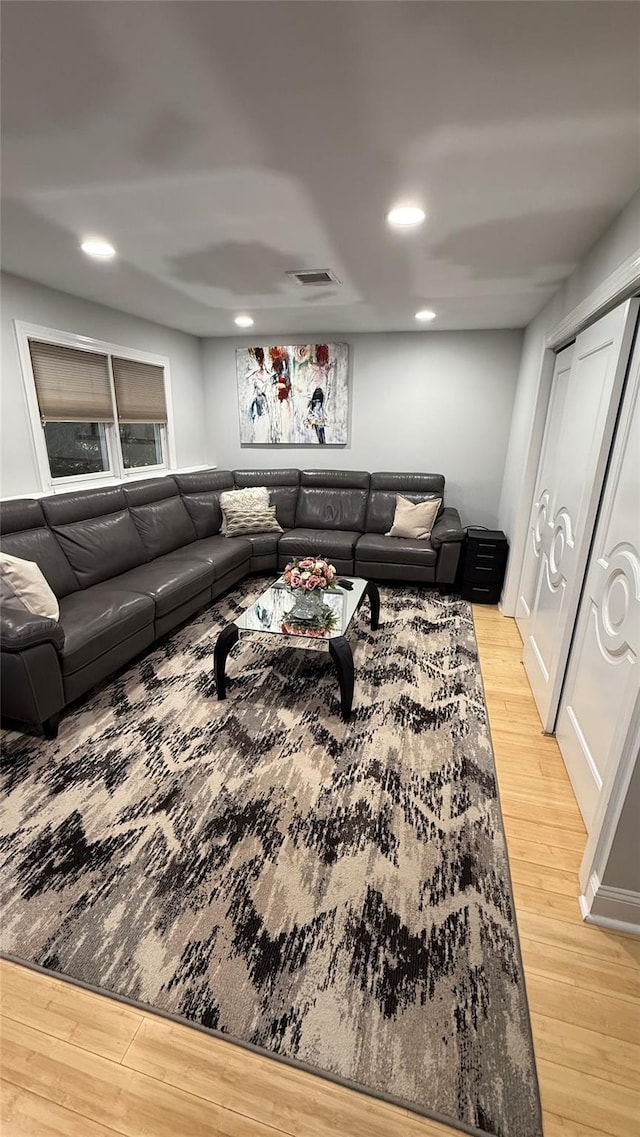15 Spruce Ct, Nanuet, NY 10954 - living room featuring light wood finished floors and recessed lighting