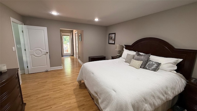 15 Spruce Ct, Nanuet, NY 10954 - bedroom with light wood-type flooring, recessed lighting, and baseboards