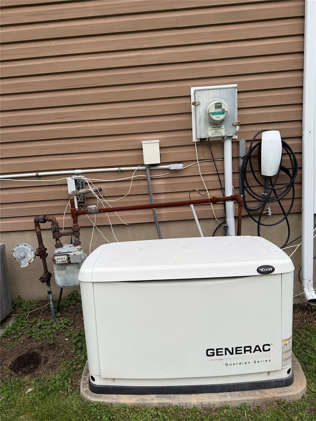 15 Spruce Ct, Nanuet, NY 10954 - exterior view of a power unit and electric meter