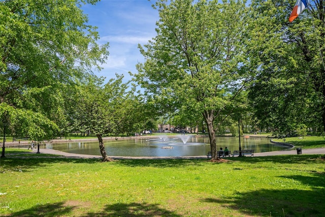 3225 155th St, Flushing, NY 11354 - view of property's community with a lawn and a water view
