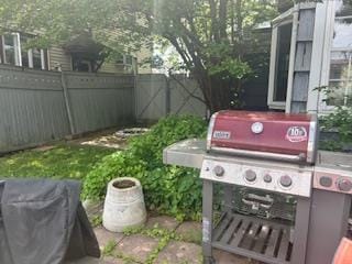 48-13 216th St, Bayside, NY 11364 - view of patio with grilling area