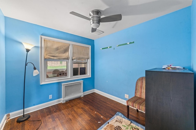 773 Mile Square Rd, Yonkers, NY 10704 - unfurnished room with baseboards, wood finished floors, and ceiling fan