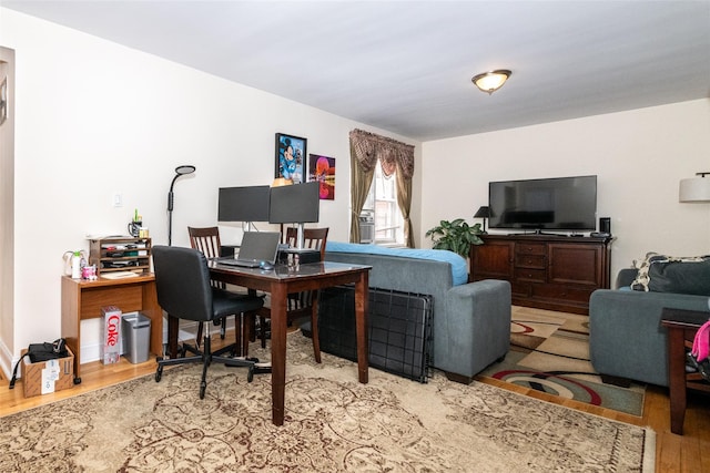 60 Locust Unit A-609, New Rochelle, NY 10801 - office area featuring wood finished floors