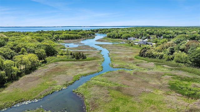 910 New Suffolk Ave, Mattituck, NY 11952 - drone / aerial view of a nearby body of water and a forest