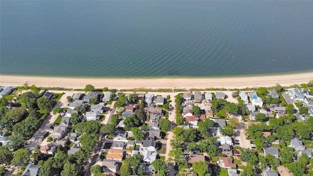 26 Adams Ave, Bayville, NY 11709 - aerial view of property's location featuring expansive coastline and nearby suburban area