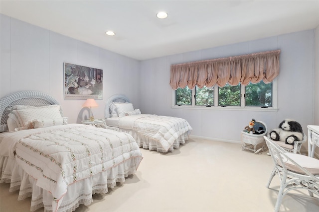 1 Polly Pk Rd, Rye, NY 10580 - carpeted bedroom with recessed lighting and baseboards