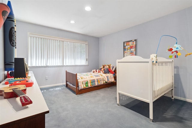 1 Polly Pk Rd, Rye, NY 10580 - carpeted bedroom featuring baseboards and recessed lighting