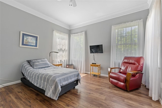 1 Majestic Rdg, Carmel, NY 10512 - bedroom featuring crown molding, baseboards, and wood finished floors