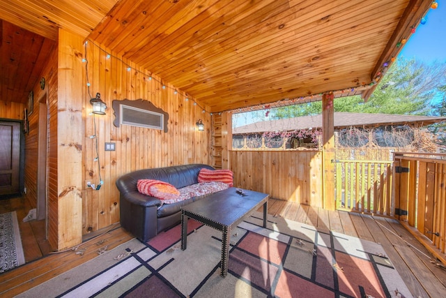 6 Medallion Rd, Kiamesha Lake, NY 12751 - view of wooden terrace