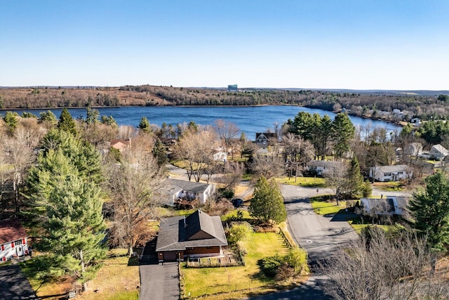 6 Medallion Rd, Kiamesha Lake, NY 12751 - aerial view of a large body of water and a heavily wooded area