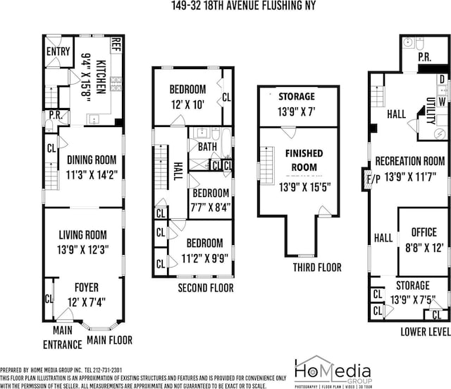 149-32 18th Ave, Whitestone, NY 11357 - floor plan / room layout