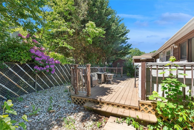 26 Beach Ave, Port Jefferson Station, NY 11776 - view of deck